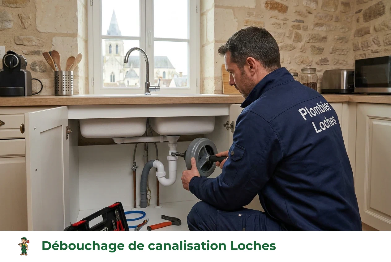 Débouchage de canalisation à Loches