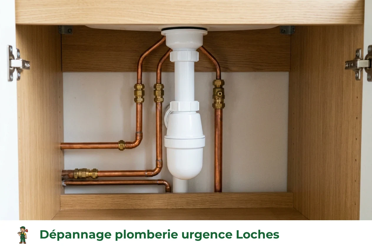 Dépannage plomberie urgence à Loches