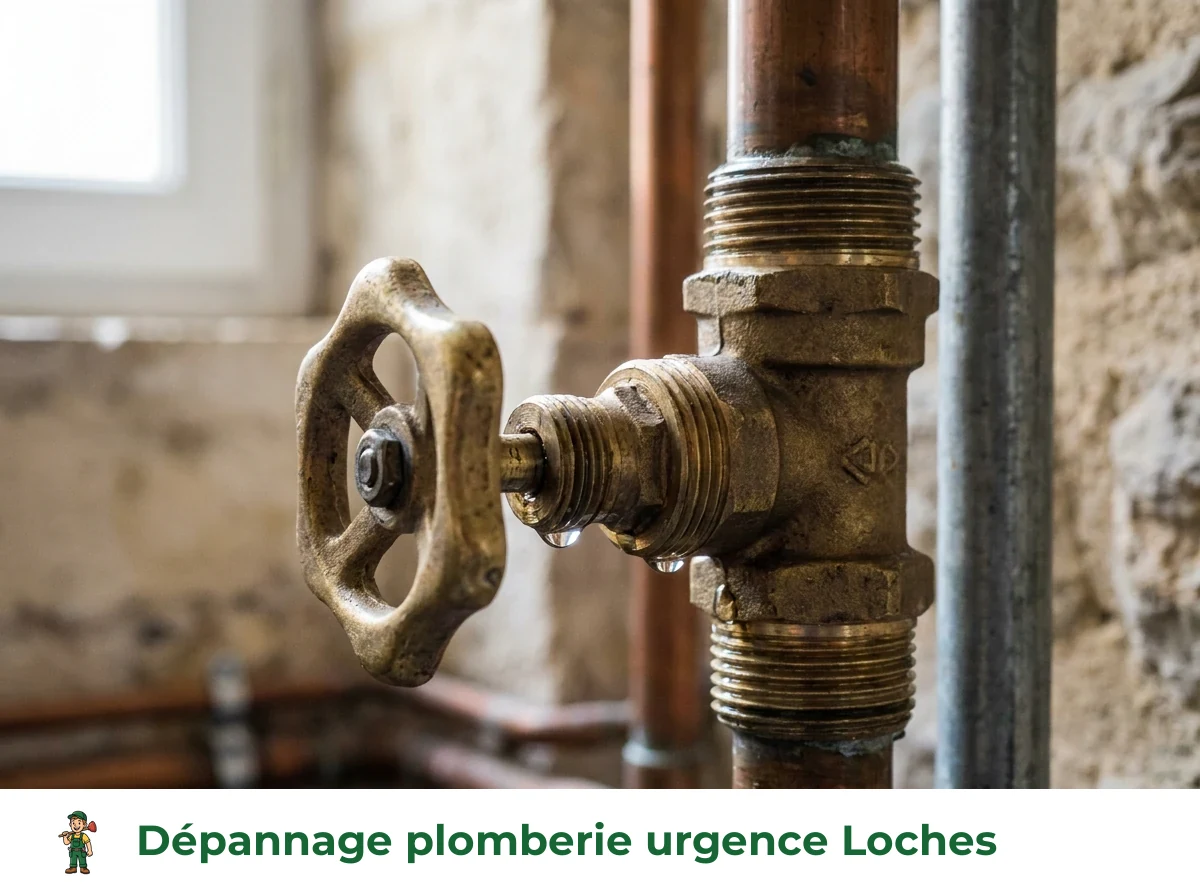 Dépannage plomberie urgence à Loches