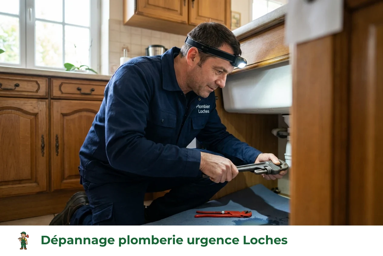 Dépannage plomberie urgence à Loches