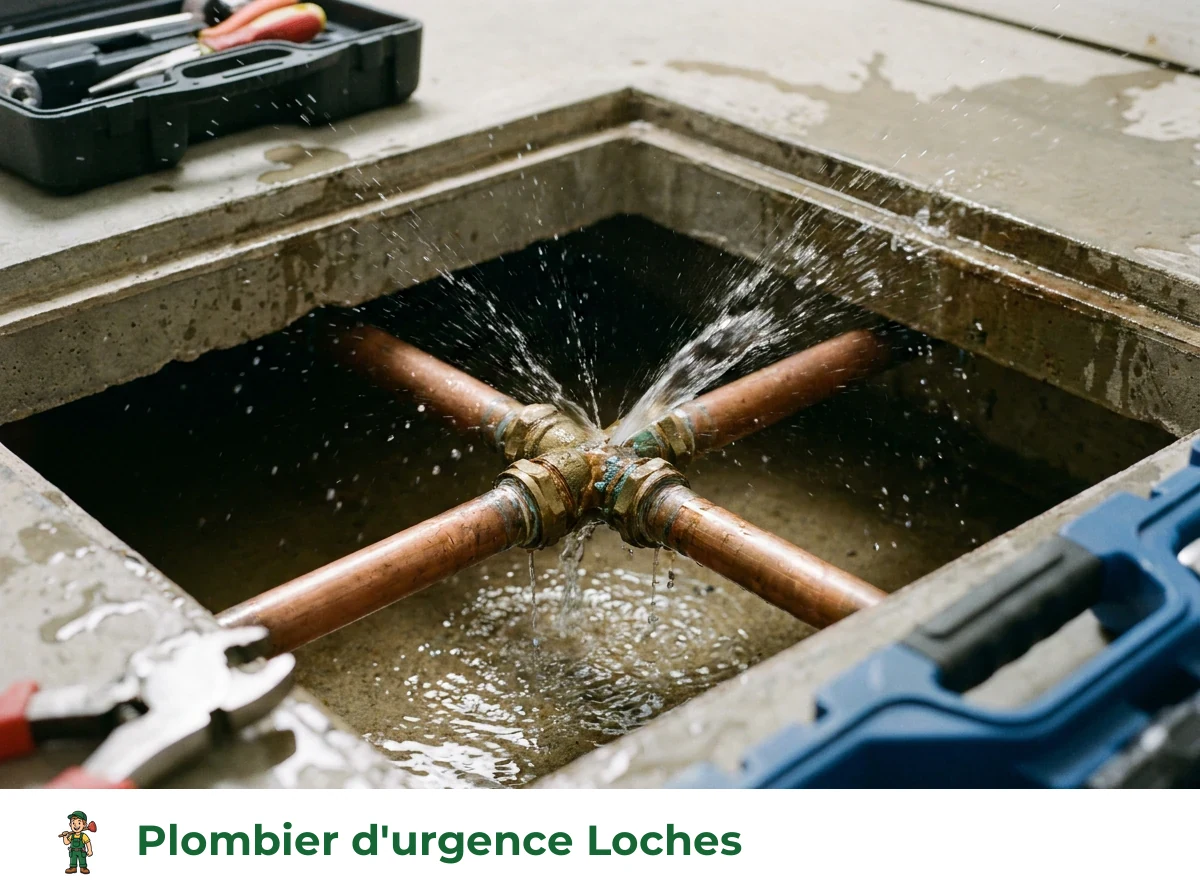 Plombier d'urgence à Loches