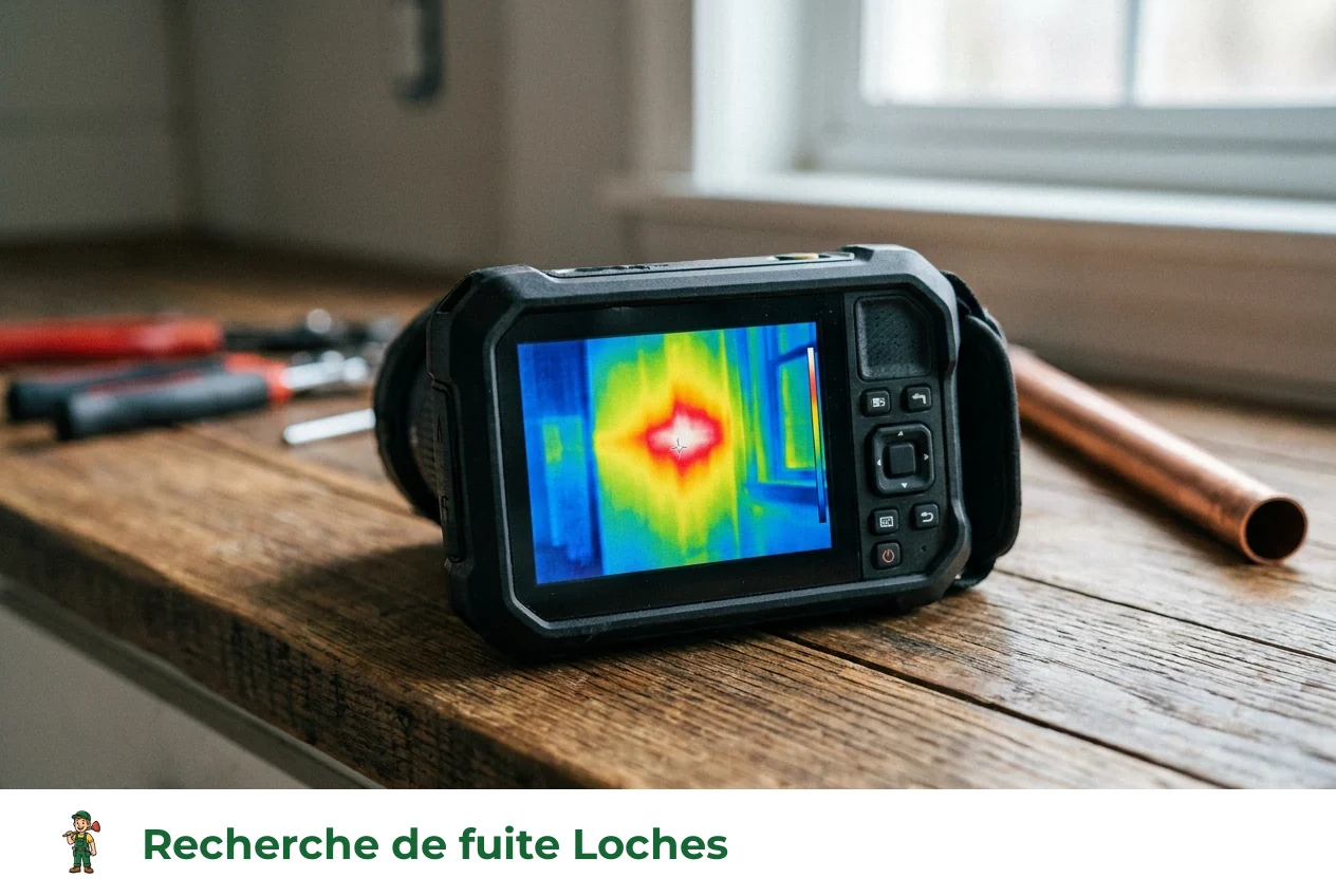 Recherche de fuite à Loches