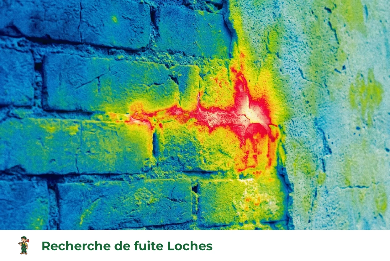Recherche de fuite à Loches