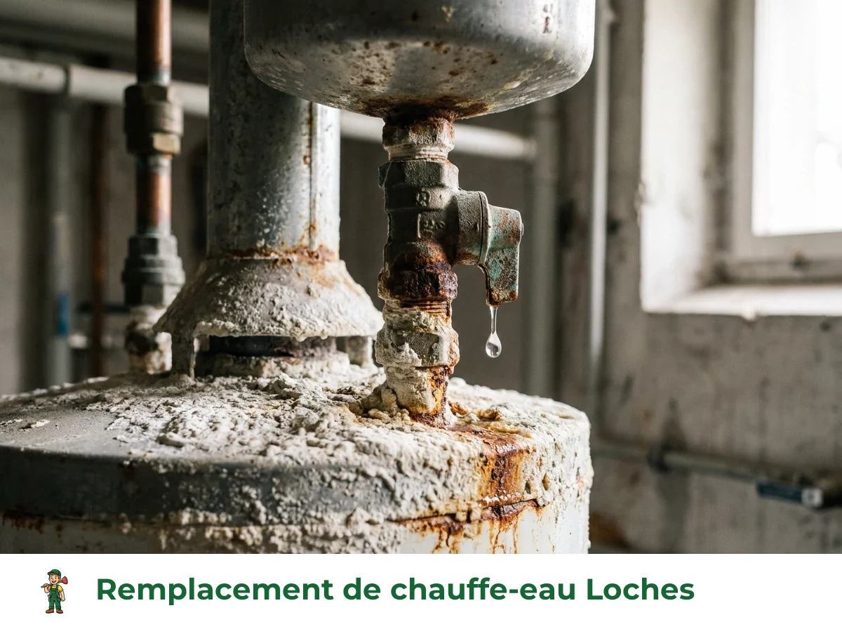 Remplacement de chauffe-eau à Loches