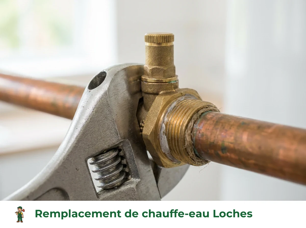 Remplacement de chauffe-eau à Loches