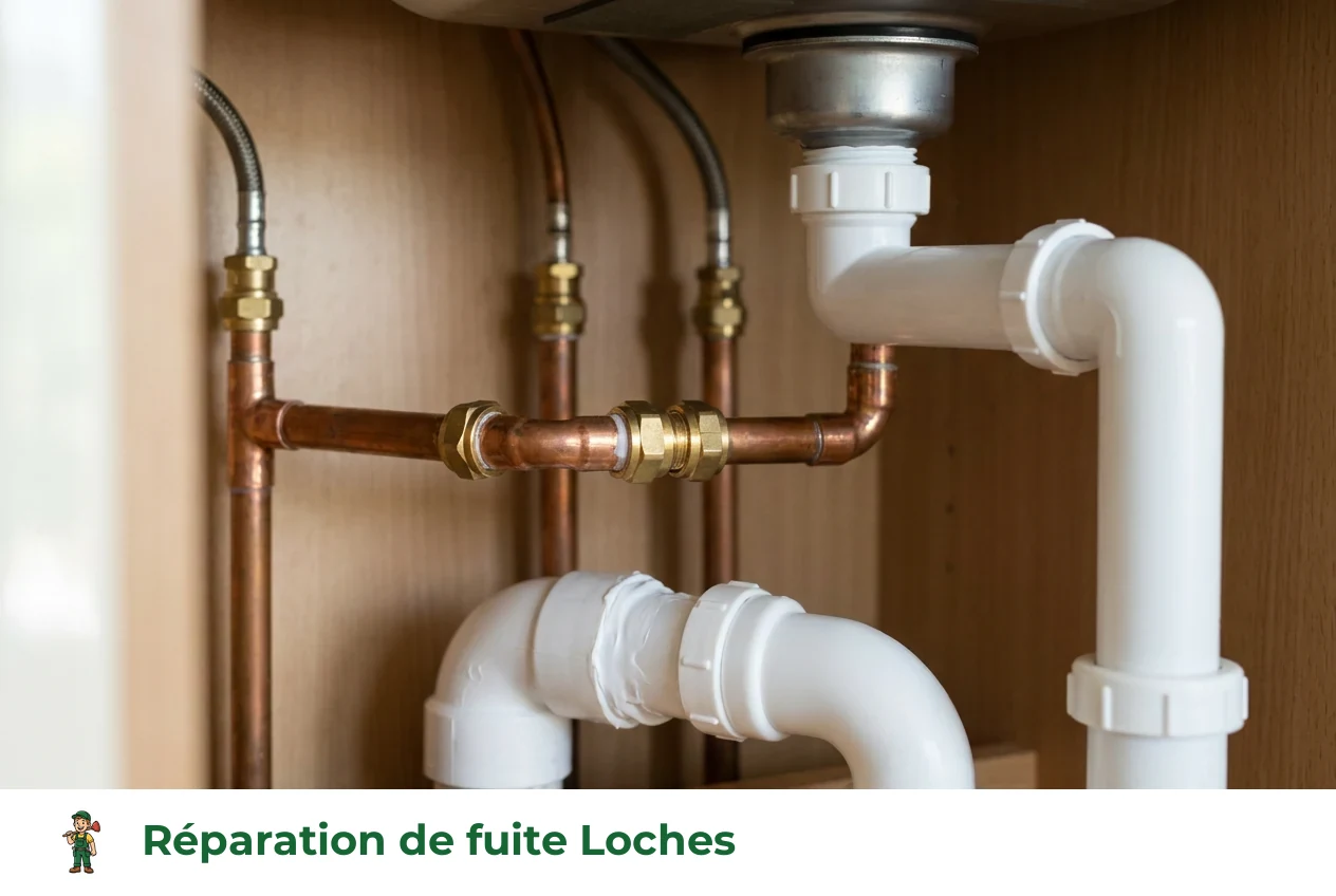 Réparation de fuite à Loches
