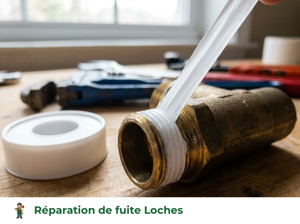 Réparation de fuite à Loches